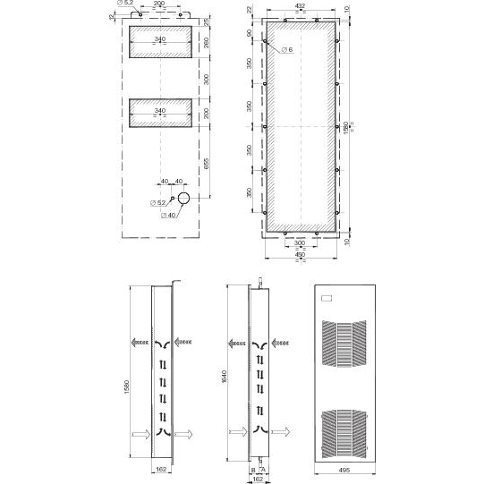 ОХЛАЖД. УСТРОЙСТВО SLIM. 1100ВТ 400В