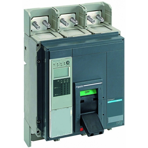 Автоматический выключатель ComPact NS630bH, 70 kA при 415 В пер.тока, расцепитель MicroLogic 2.0A, 630A, стацион.,4П4Т