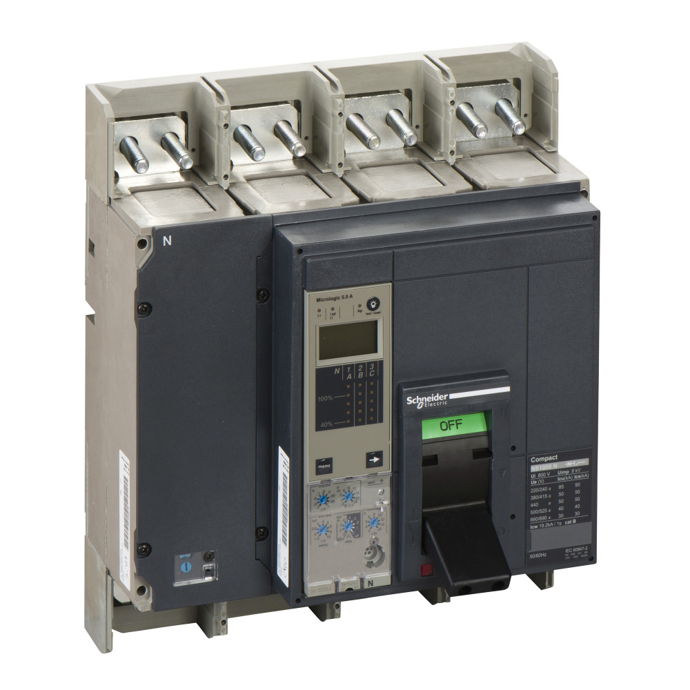 ВЫКЛЮЧАТЕЛЬ NS1000 N 4P+ MICROLOGIC 5.0A В СБОРЕ
