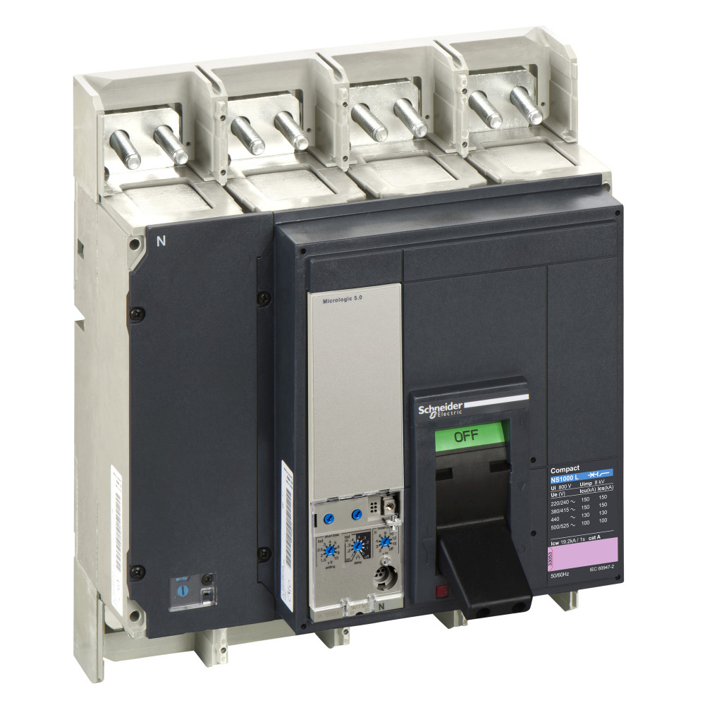 ВЫКЛЮЧАТЕЛЬ NS1000 L 4P+ MICROLOGIC 5.0 В СБОРЕ
