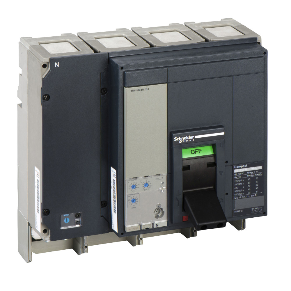 4П4Т АВТОМАТИЧЕСКИЙ ВЫКЛЮЧАТЕЛЬ MICROLOGIC2.0E NS800 N