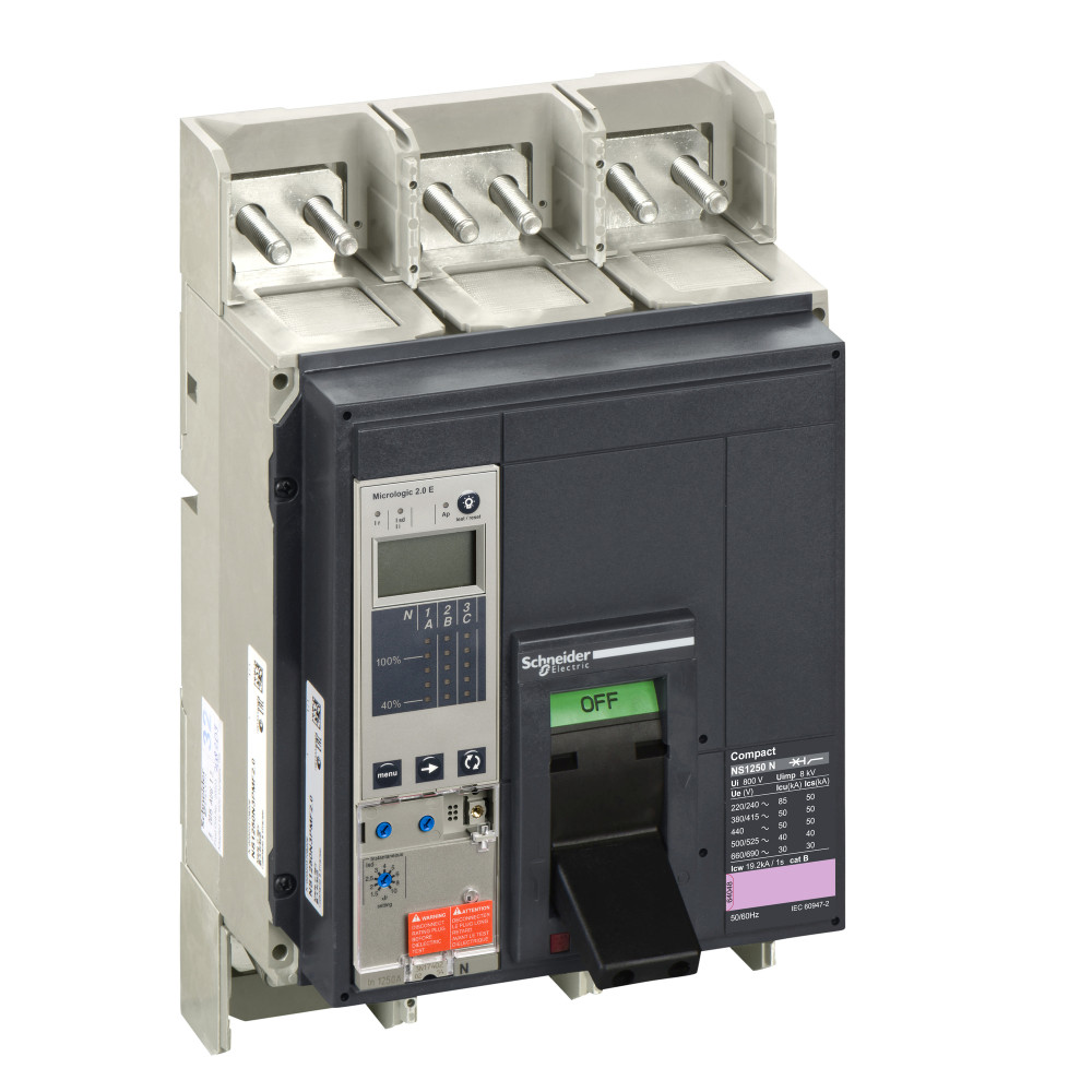 3П3Т АВТОМАТИЧЕСКИЙ ВЫКЛЮЧАТЕЛЬ MICROLOGIC2.0E NS1250 N