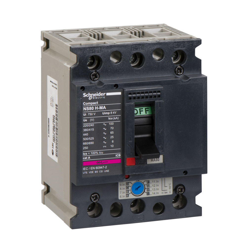 АВТ.ВЫКЛ. COMPACT NS80H MA80 3П3T