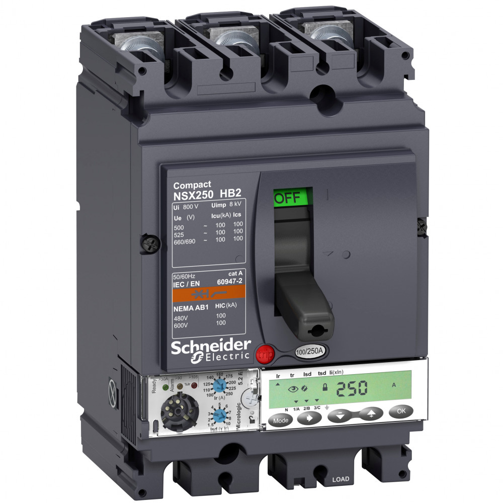 3П АВТОМ.ВЫК MIC5.2E 160A NSX250HB2 690B