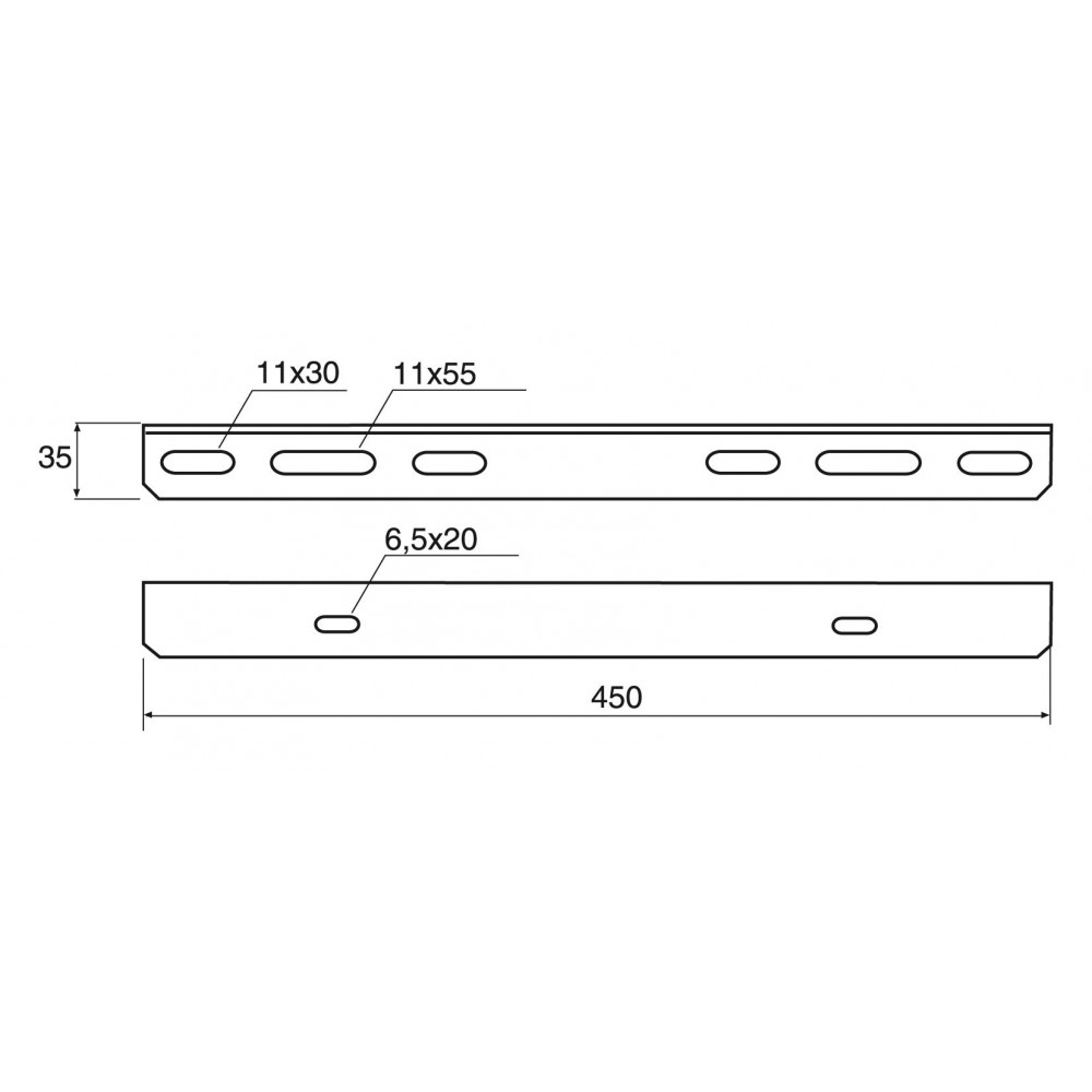 КРОНШТЕЙН Д/КОНВЕЙЕРОВ B17 450MM SS316L