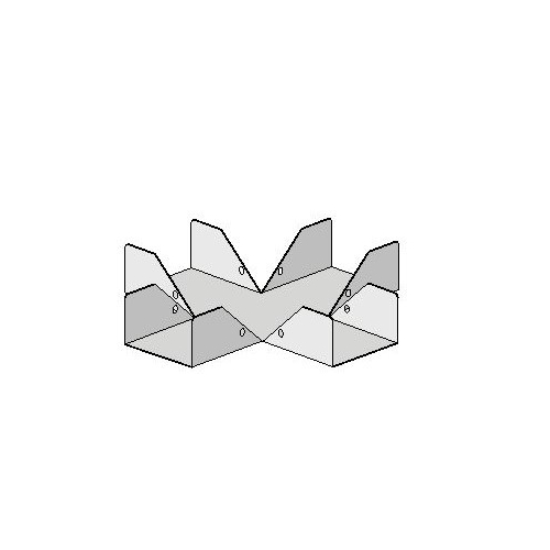 Wibe, Х-секция W13/60-100, сталь предварительный оцинк