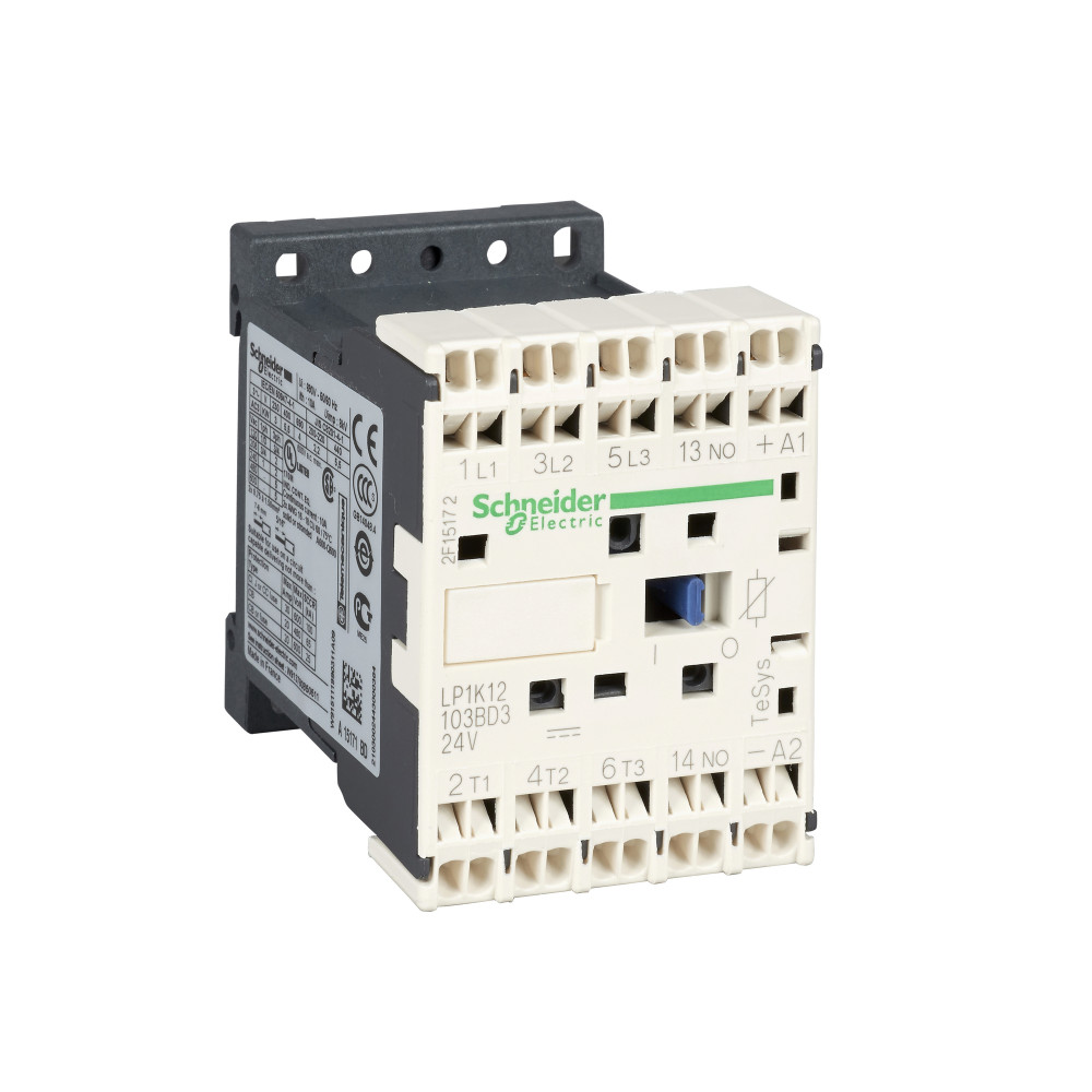 КОНТАКТОР K 3P, 12 A, НЗ, 24V DC 1.8 ВТ,