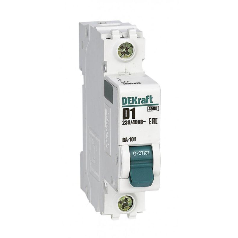 Авт. выкл. 1Р 1А х-ка D ВА-101 4,5кА