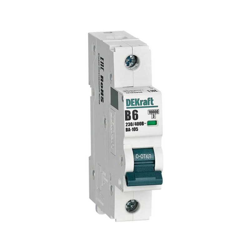 Авт. выкл. 1P 6A х-ка B ВА-105 10кА