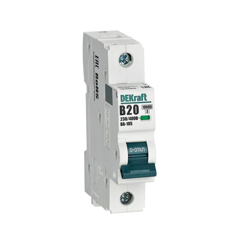 Авт. выкл. 1P 20A х-ка B ВА-105 10кА
