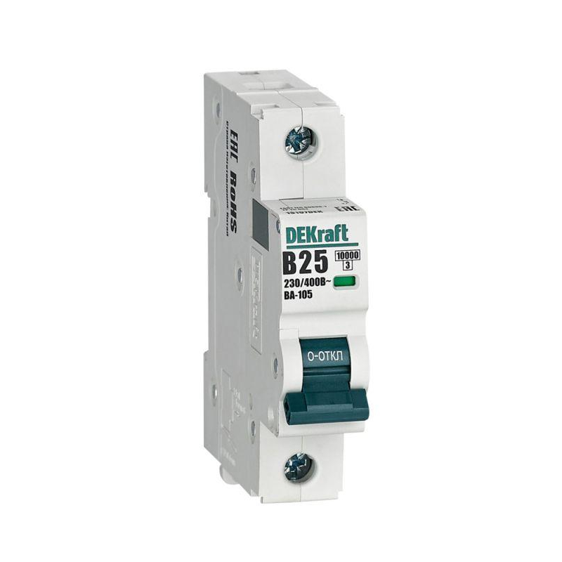 Авт. выкл. 1P 25A х-ка B ВА-105 10кА