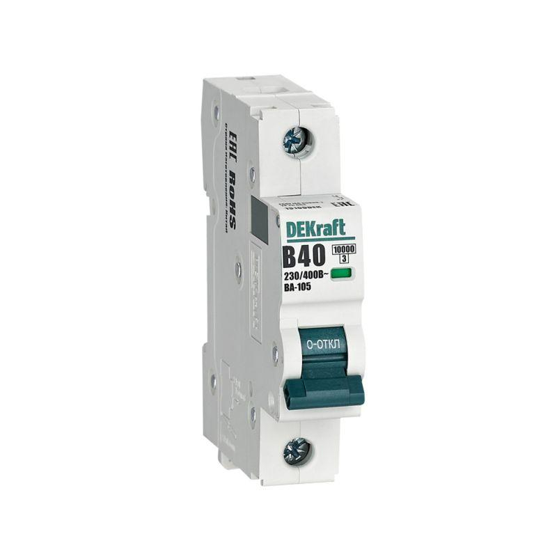 Авт. выкл. 1P 40A х-ка B ВА-105 10кА