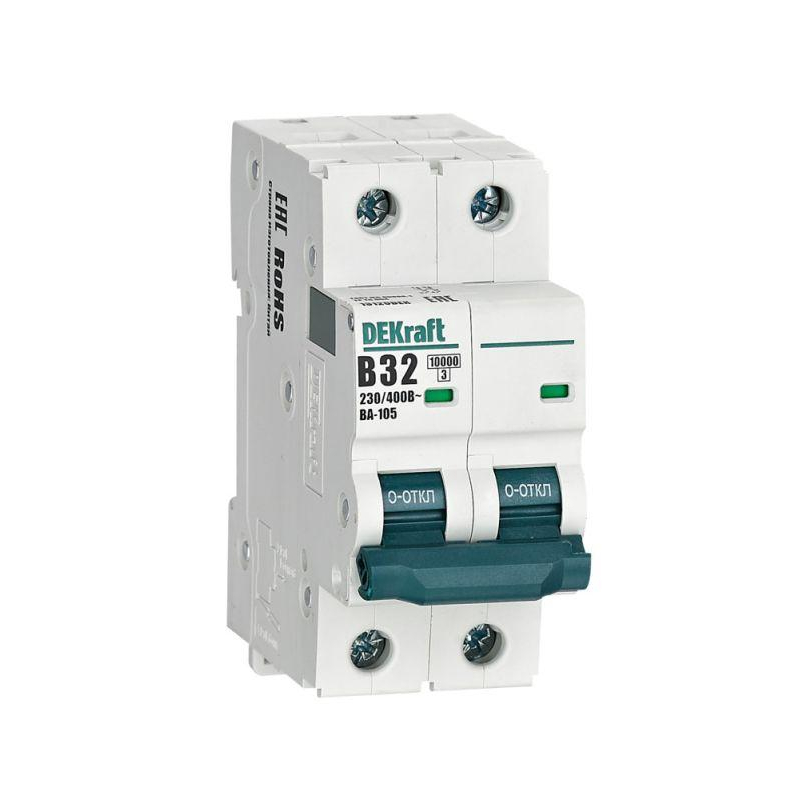 Авт. выкл. 2P 32A х-ка B ВА-105 10кА