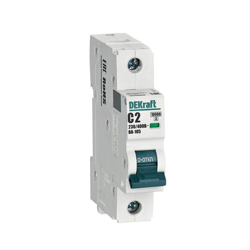 Авт. выкл. 1P 2A х-ка C ВА-105 10кА