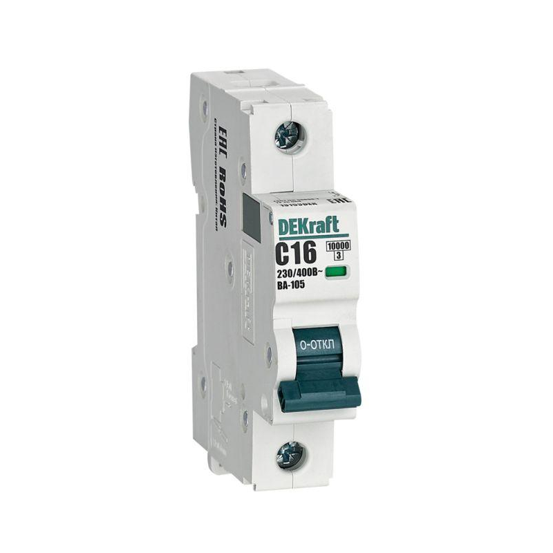 Авт. выкл. 1P 16A х-ка C ВА-105 10кА