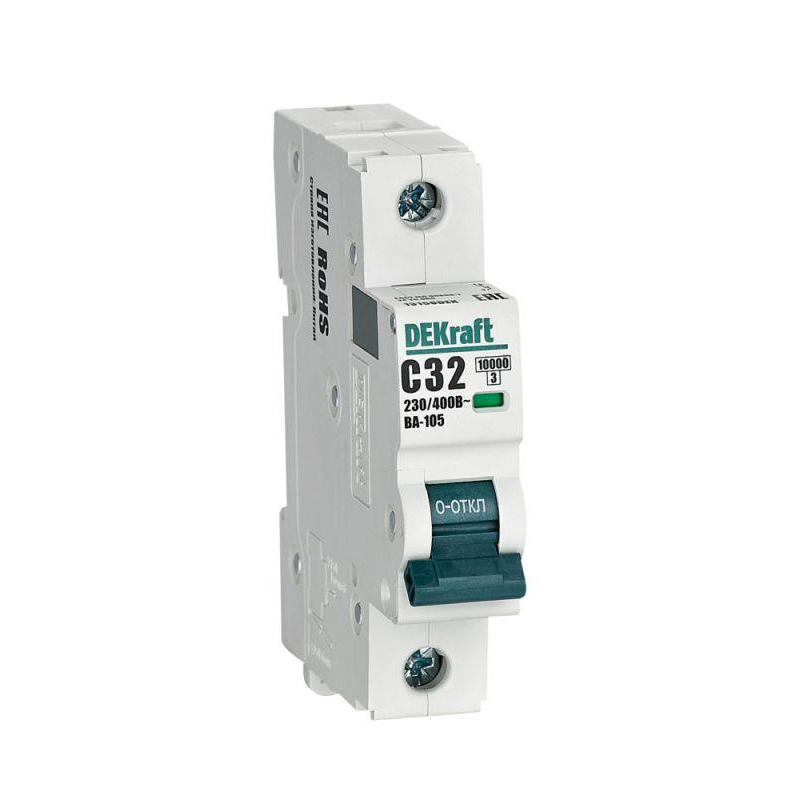 Авт. выкл. 1P 32A х-ка C ВА-105 10кА