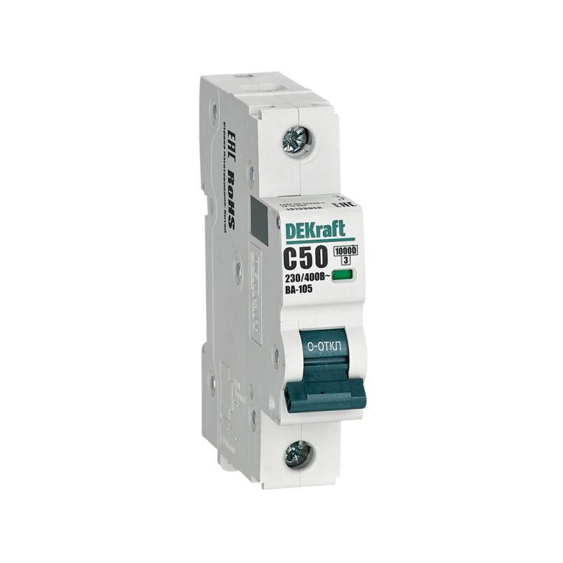 Авт. выкл. 1P 50A х-ка C ВА-105 10кА