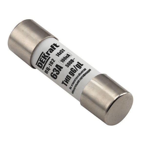 Предохранитель цилиндрич. 50A 14x51 ПЦ-102 DEKraft