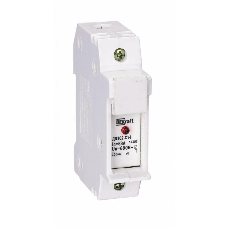 Держатель предохр. типа C14 со светодиодной и