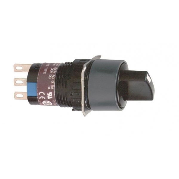 ПЕРЕКЛЮЧ., ОТВ. 16 ММ, КРУГЛ., 2 ПОЗ. XB6EAD222P
