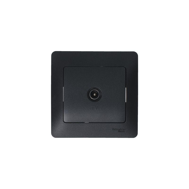 Механизм розетки TV Glossa 1DB оконечной антрацит SchE GSL000791