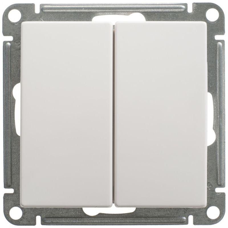 Механизм переключателя 2-кл. СП W59 10А IP20 10AX бел. SchE VS610-256-1-86