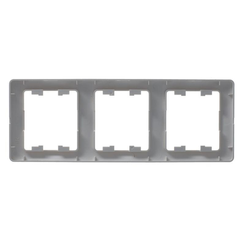 Рамка 3-м Glossa верт. перламутр SchE GSL000607