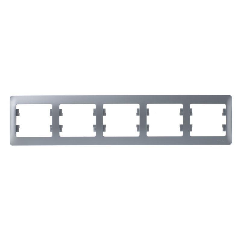 Рамка 5-м Glossa горизонт. перламутр SchE GSL000605