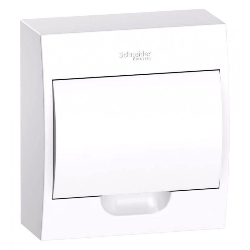 Easy9 корпус навесной с белой дв. 1ряд/8мод