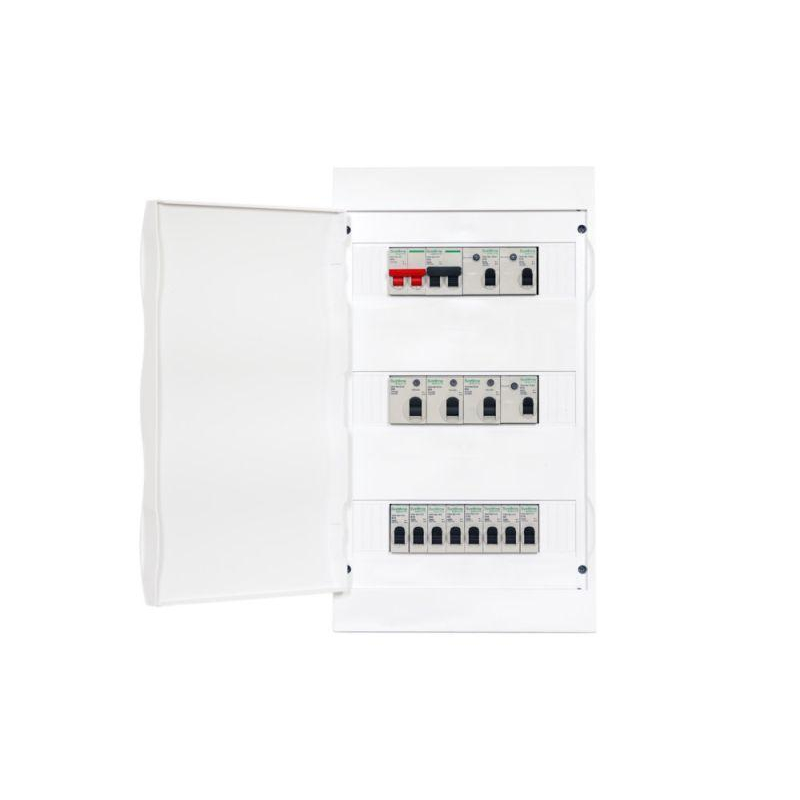 Easy9 корпус навесной с белой дв. 3ряд/36мод