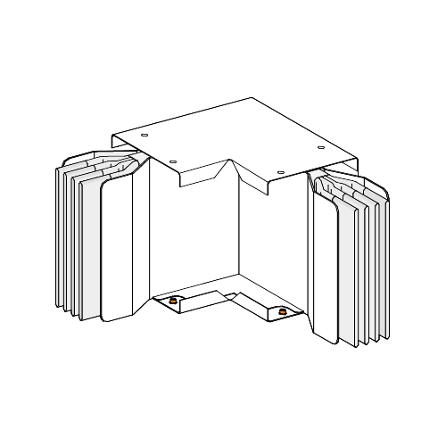 СЕКЦИЯ УГЛОВАЯ ПЛАШМЯ N2, 3L+N+PE, Al, 1000А