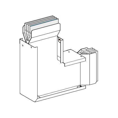 СЕКЦИЯ УГЛОВАЯ НА РЕБРО, 3L+N+PER, Al, 1250А