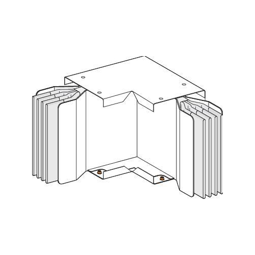 СЕКЦИЯ УГЛОВАЯ ПЛАШМЯ N2, 3L+N+PE, Al, 1250А