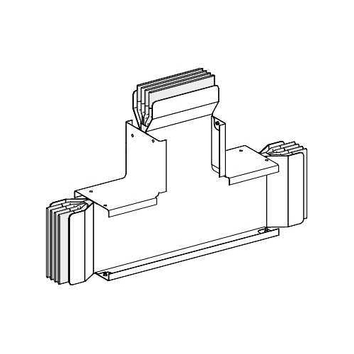 СЕКЦИЯ ТРОЙНИКОВАЯ НА РЕБРО, 3L+N+PE, Al, 3200А