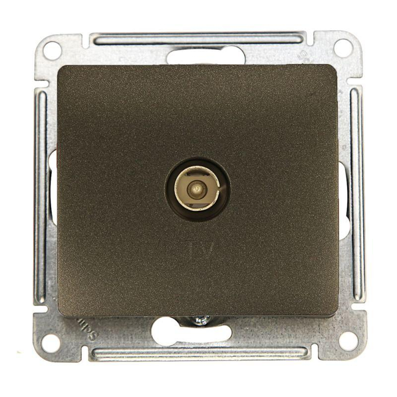 Механизм коннектора TV антенны Glossa антрацит SchE GSL000793