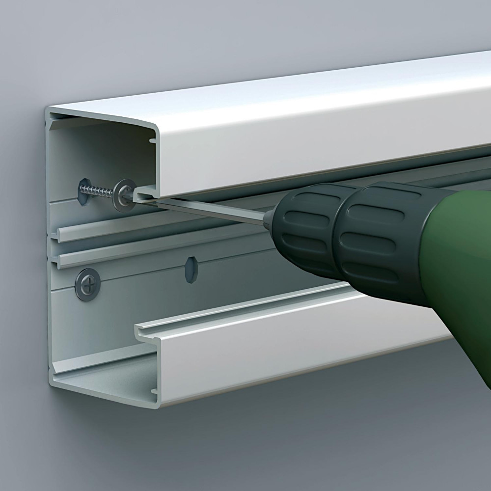 КОРОБ 95Х55ММ С 45ММ КРЫШКОЙ OL45, ПВХ