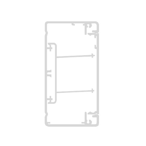 INKA-U152-КОРОБ 100Х52 2,5М АНОД.АЛЮМ