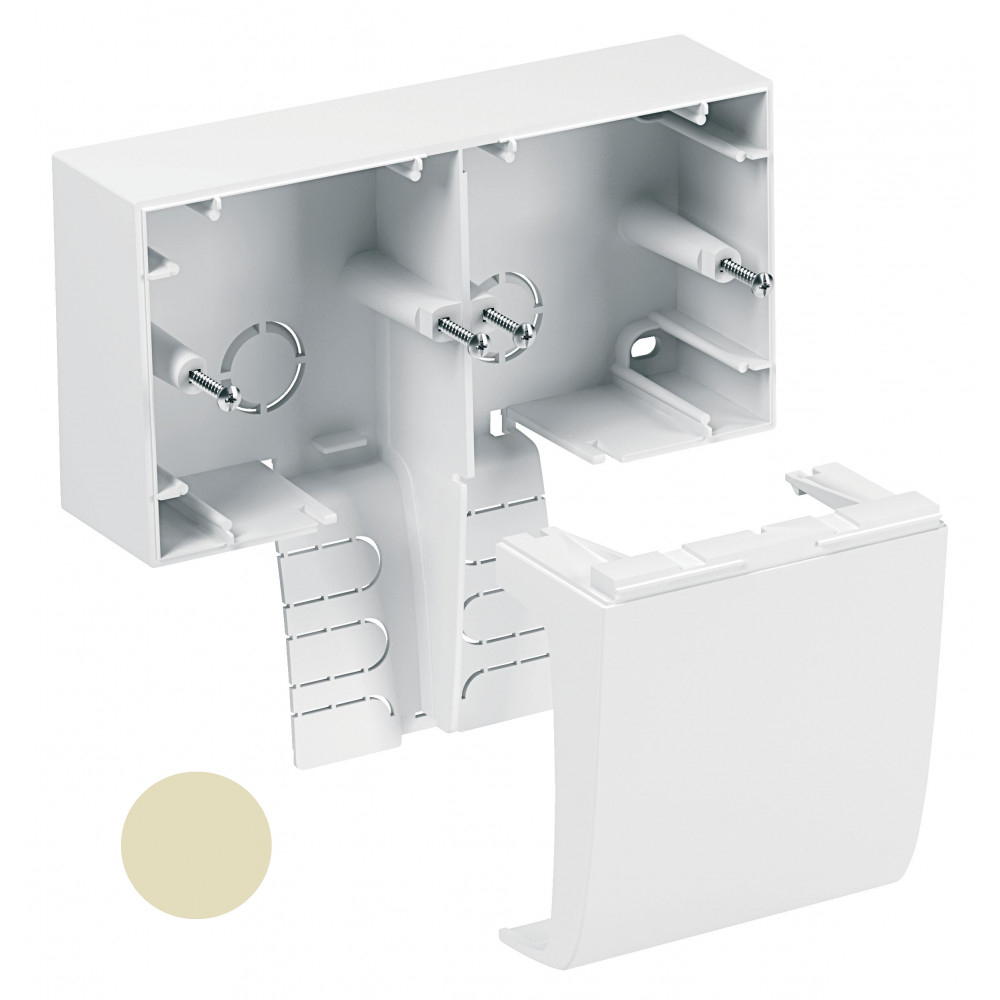 TML-E-коробка двойная П-Крышка, бежевый