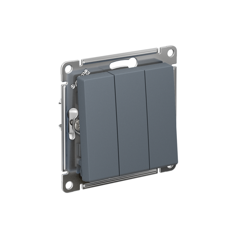 Механизм выключателя 3-кл. СП AtlasDesign 10А IP20 (сх. 1+1+1) 10AX грифель SchE ATN000731