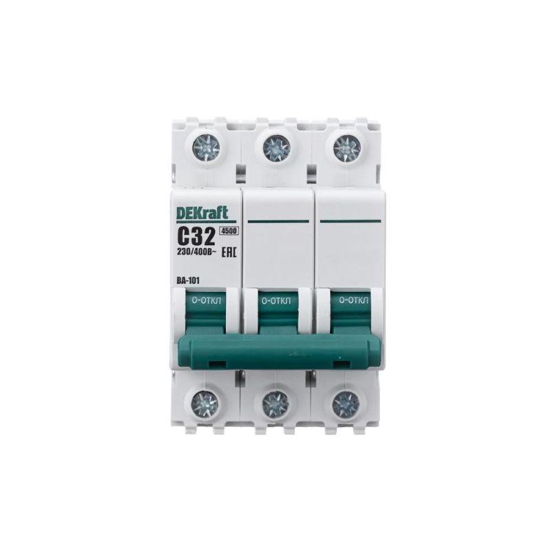 Выключатель автоматический модульный 3п C 32А 4.5кА ВА-101 SchE 11081DEK