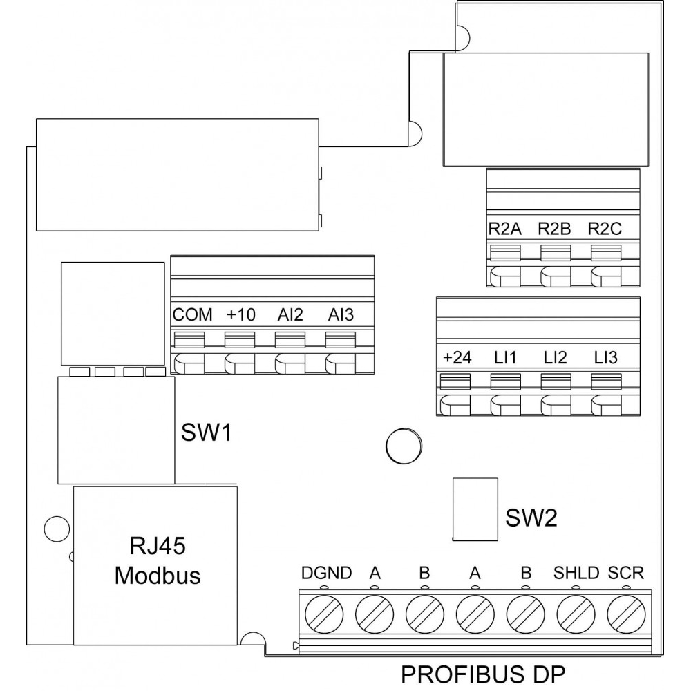 КОММУНИКАЦ КАРТА PROFIBUS DP