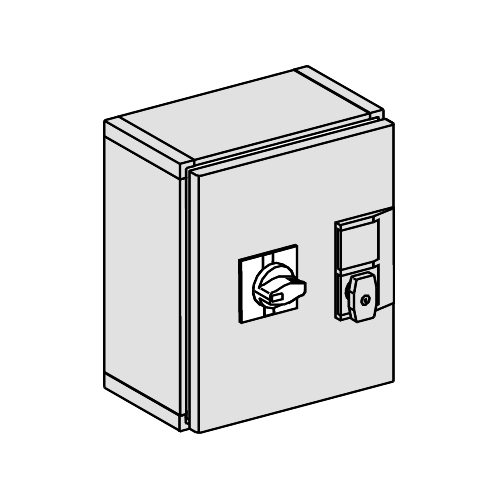 ГЕРМЕТИЧ.МЕТ.ШКАФ IP55 INS40-160 КР.РУК