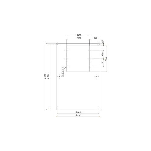 ВЕРХНЯЯ ПАНЕЛЬ ДЛЯ ШКАФОВ CASYS 800x800