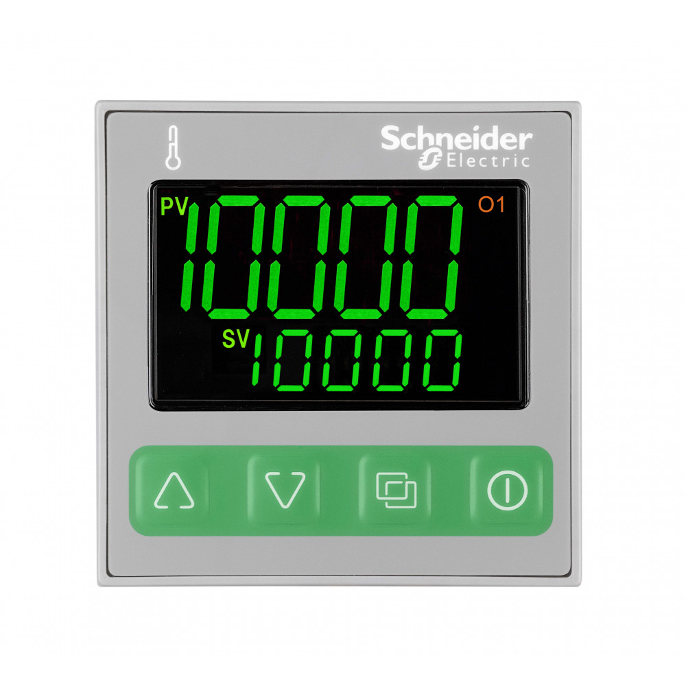 ТЕМПЕРАТ. КОНТР., 48 x 48, УНИВЕРС. ВХ., 1 АВАР., 1 РЕЛ., 110/240 VAC, MODBUS