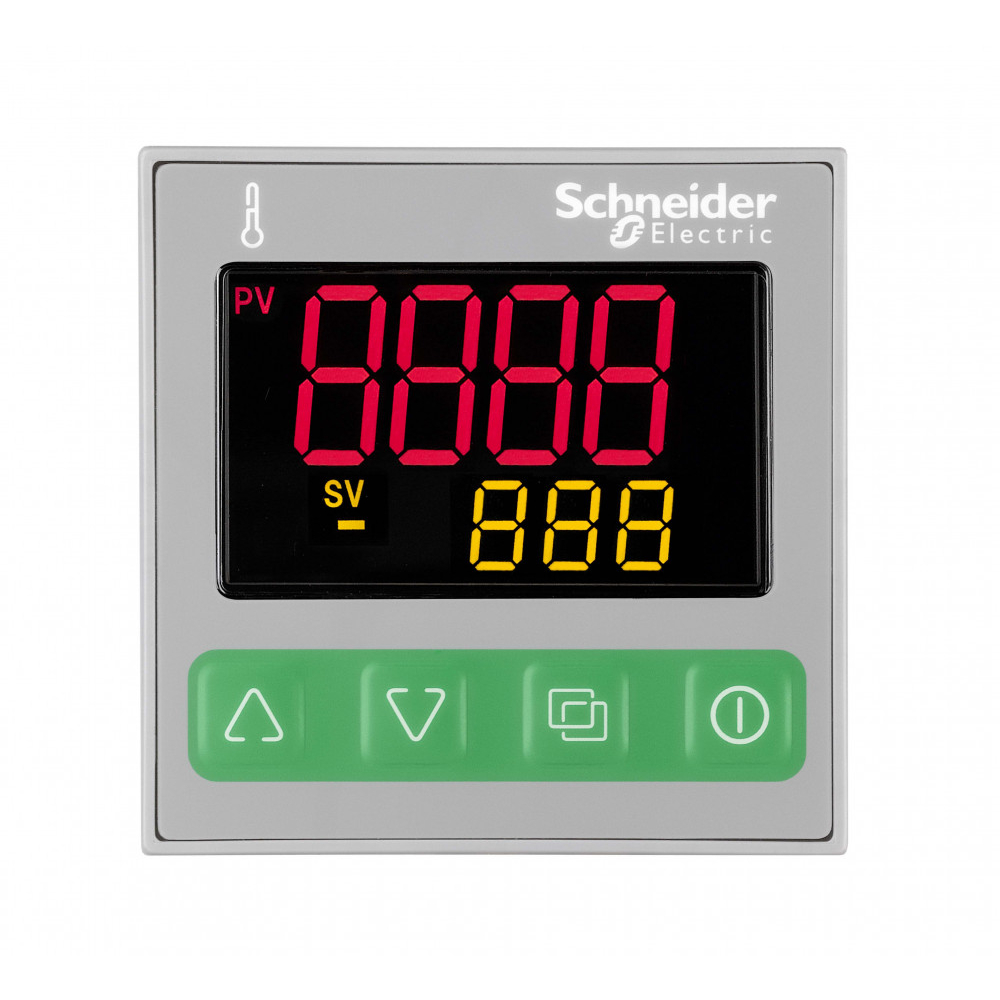 ТЕМПЕРАТ. КОНТР., 48 x 48, УНИВЕРС. ВХ., 1 АВАР., 1 РЕЛ., 110/240 VAC, MODBUS