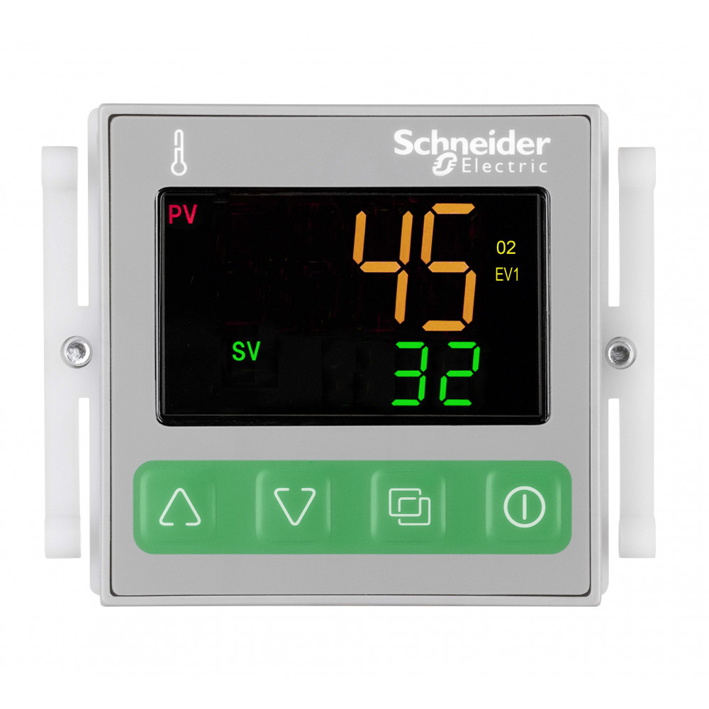 ТЕМПЕРАТ. КОНТР., 48 x 48, УНИВЕРС. ВХ., 1 АВАР., 1 РЕЛ., 24 V AC/DC, MODBUS