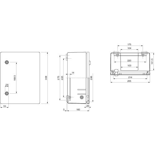 Шкаф THALASSA 1056x852x350 IP66ATEX