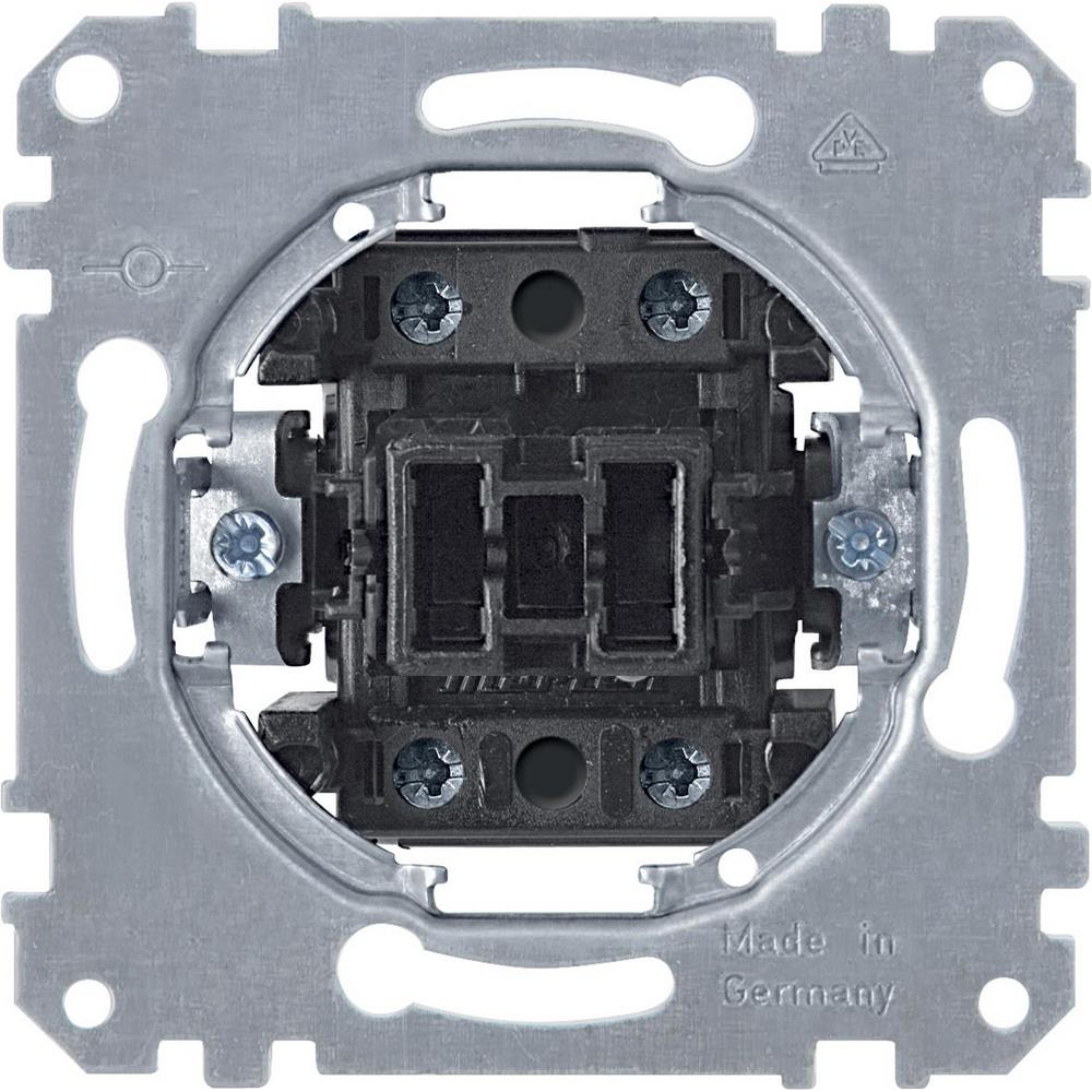 MERTEN МЕХАНИЗМ 1-клавишного 2-полюсного выключателя 20A 250В
