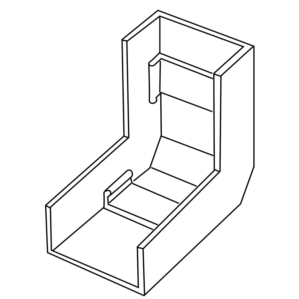 TMK-YH2560-УГОЛ ВНЕШНИЙ БЕЛЫЙ