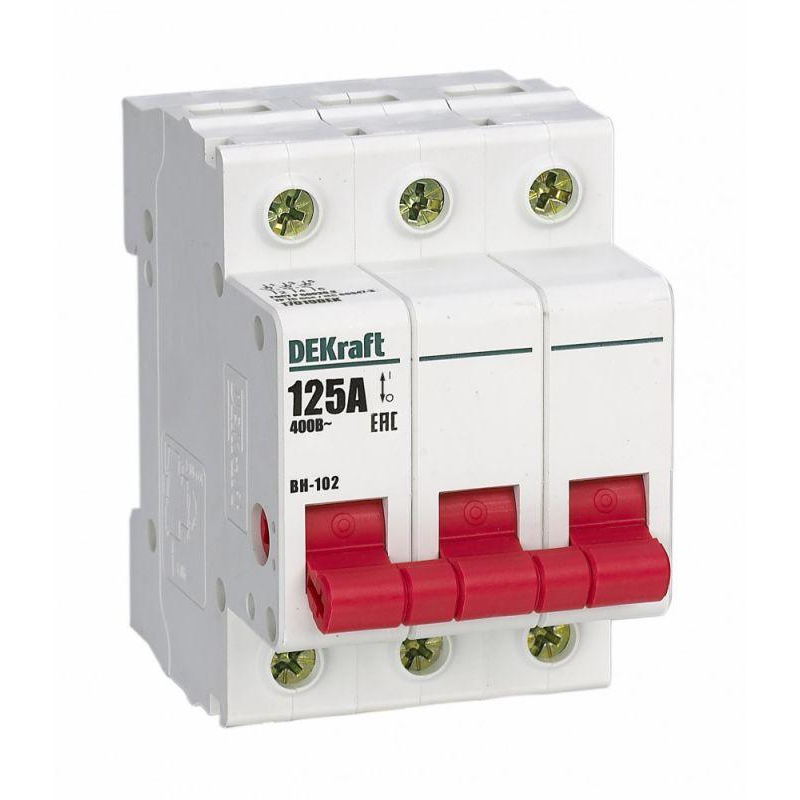 Выключатель-разъединитель 3Р 125А ВН-102